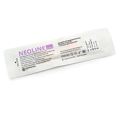 Канюля Neoline 25Gх50мм с иглой для прокола кожи 25Gх16мм фото 3